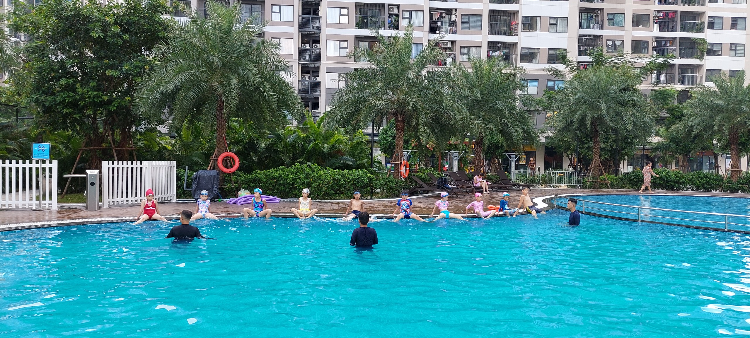 Tổ chức tập luyện bơi bài bản chuyên nghiệp